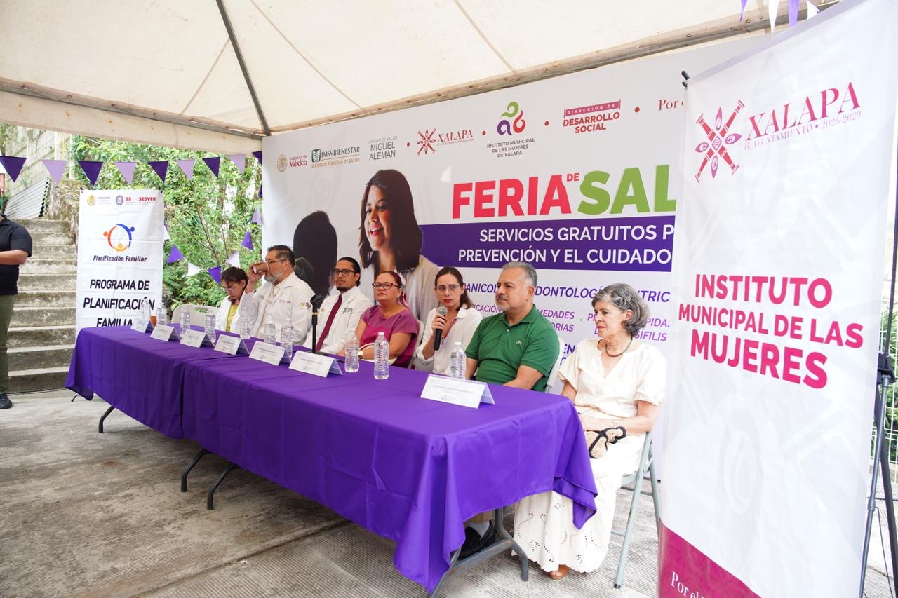 IMMX y autoridades sanitarias realizan Feria de Salud para mujeres