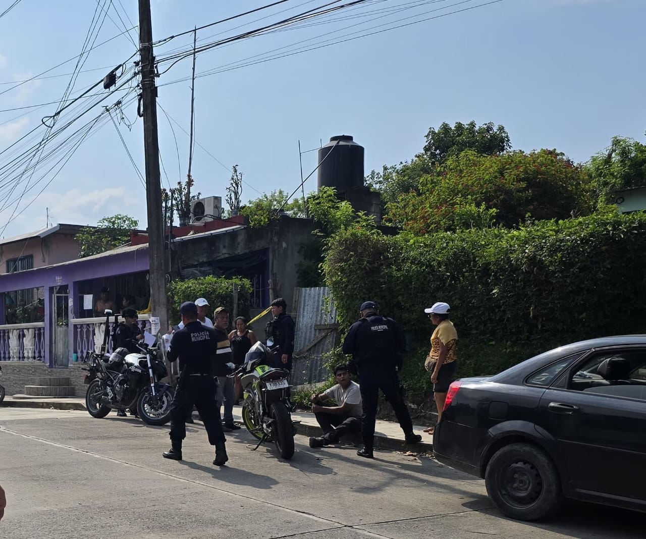Vivienda donde asesinaron a mujer en Buena Vista, Atzalan