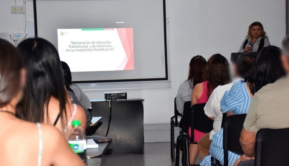 Capacita FGE Veracruz a personal en declaración patrimonial