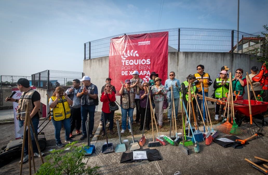 Décima jornada de Tequios en Xalapa: más de 20 mil beneficiados directos