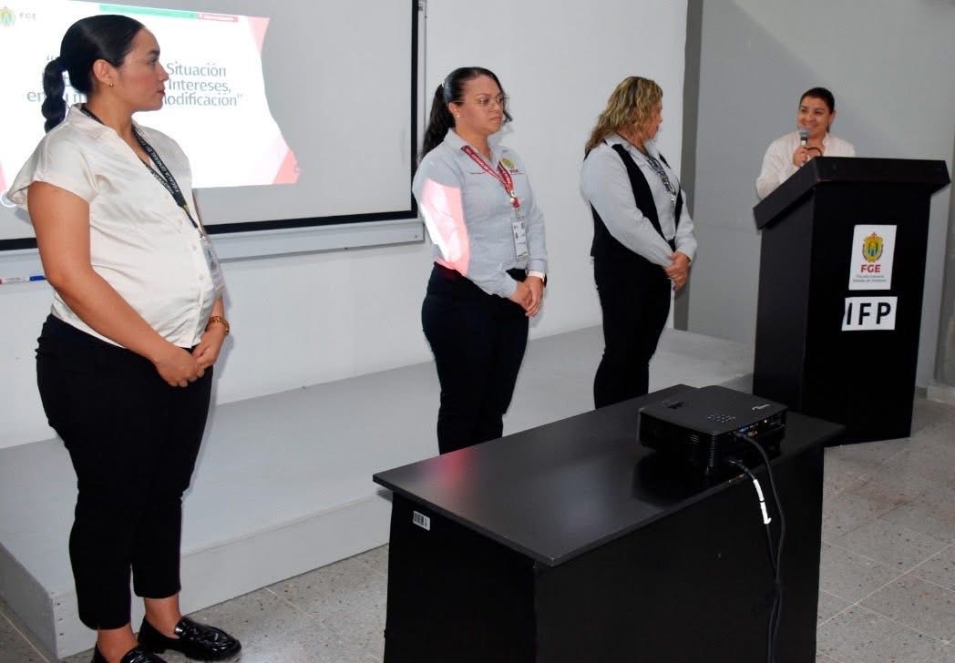 Curso de declaración patrimonial y de intereses impartido por la Fiscalía General de Veracruz