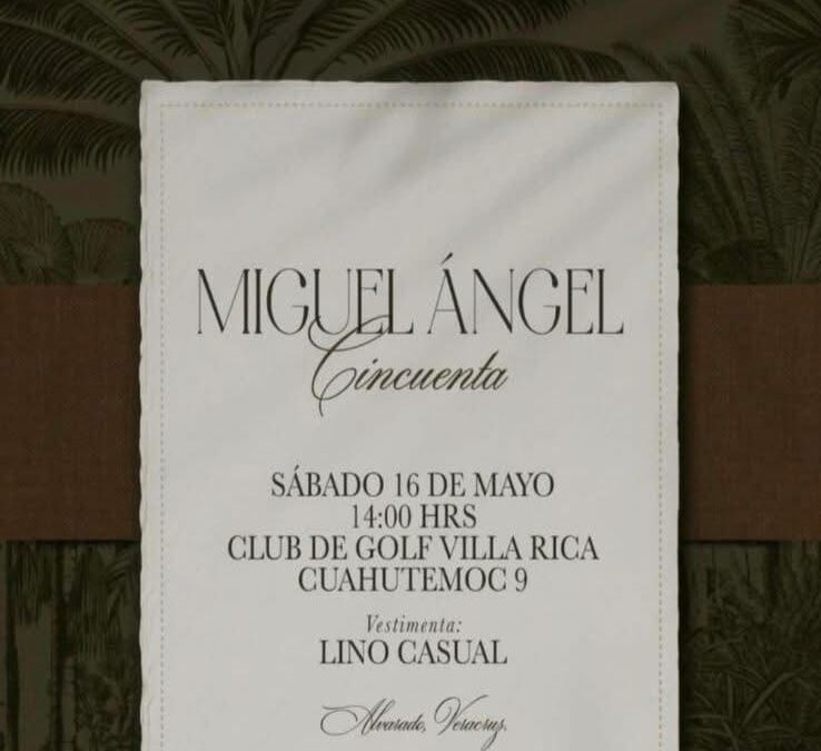 Festejan 50 años de Miguel Ángel Yunes Márquez con asistencia de Adán Augusto López