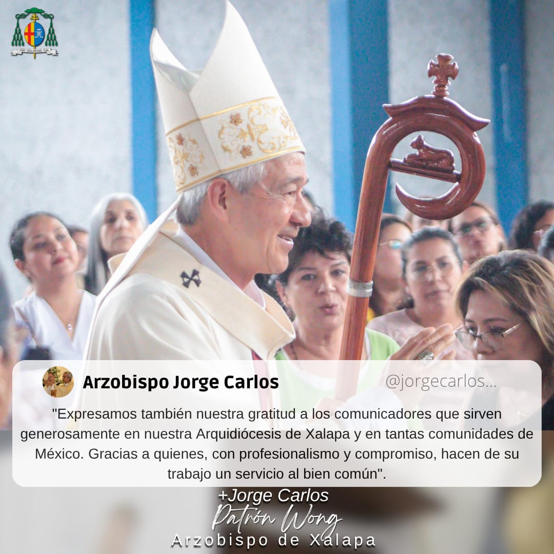 Arzobispo de Xalapa llama a comunicadores a ser testigos de la verdad