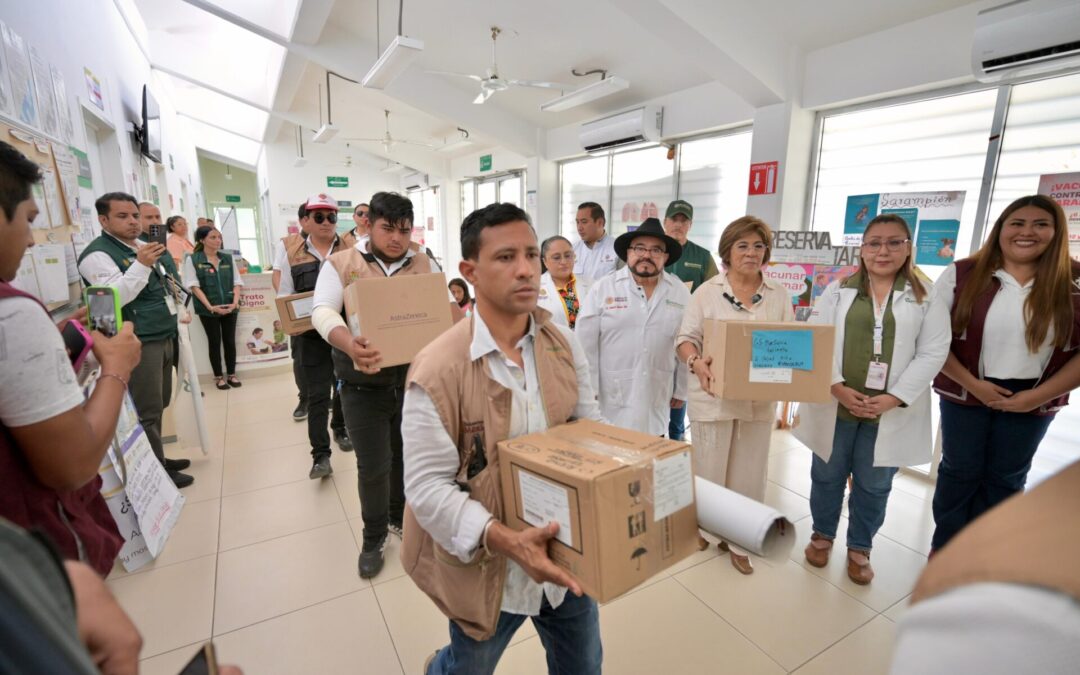Refuerzan atención médica en Veracruz con nueva dotación de medicamentos