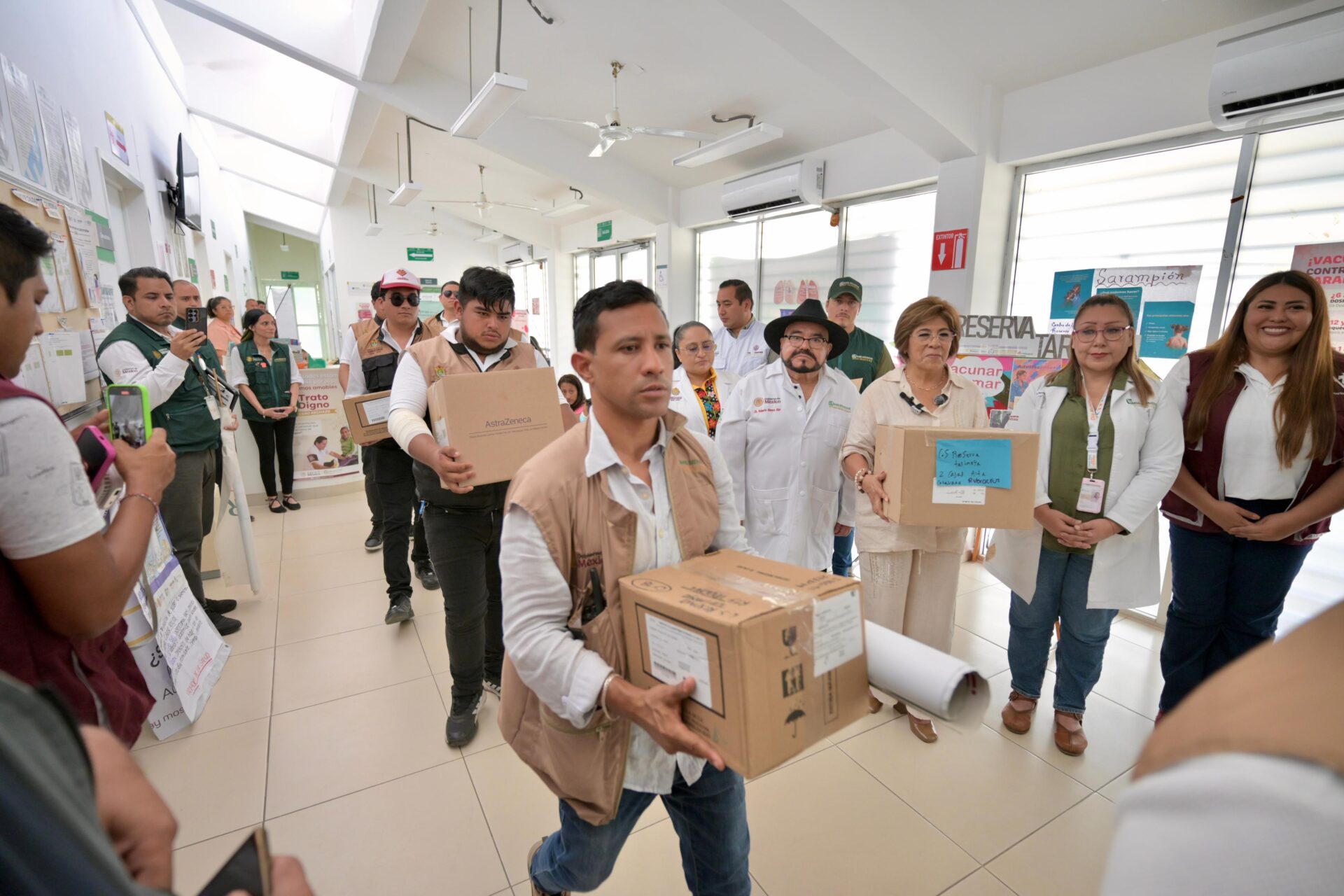 Refuerzan atención médica en Veracruz con nueva dotación de medicamentos