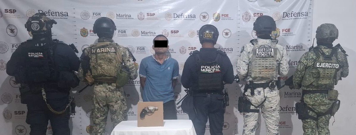 Rescatan a dos personas y detienen a 39 en operativos en Veracruz