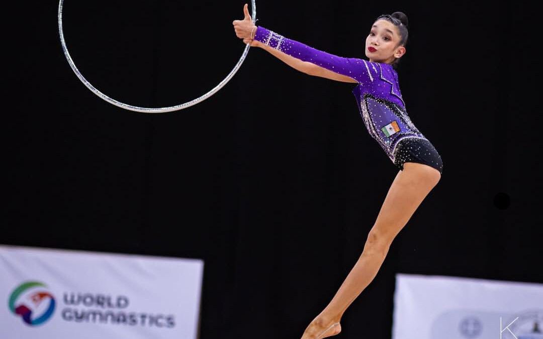 Sofía Mai representará a México en Panamericano de Gimnasia Rítmica en Brasil