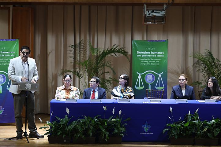 Inauguración del taller Derechos Humanos: investigación de muertes ilícitas y tortura en el Museo de Antropología de Xalapa