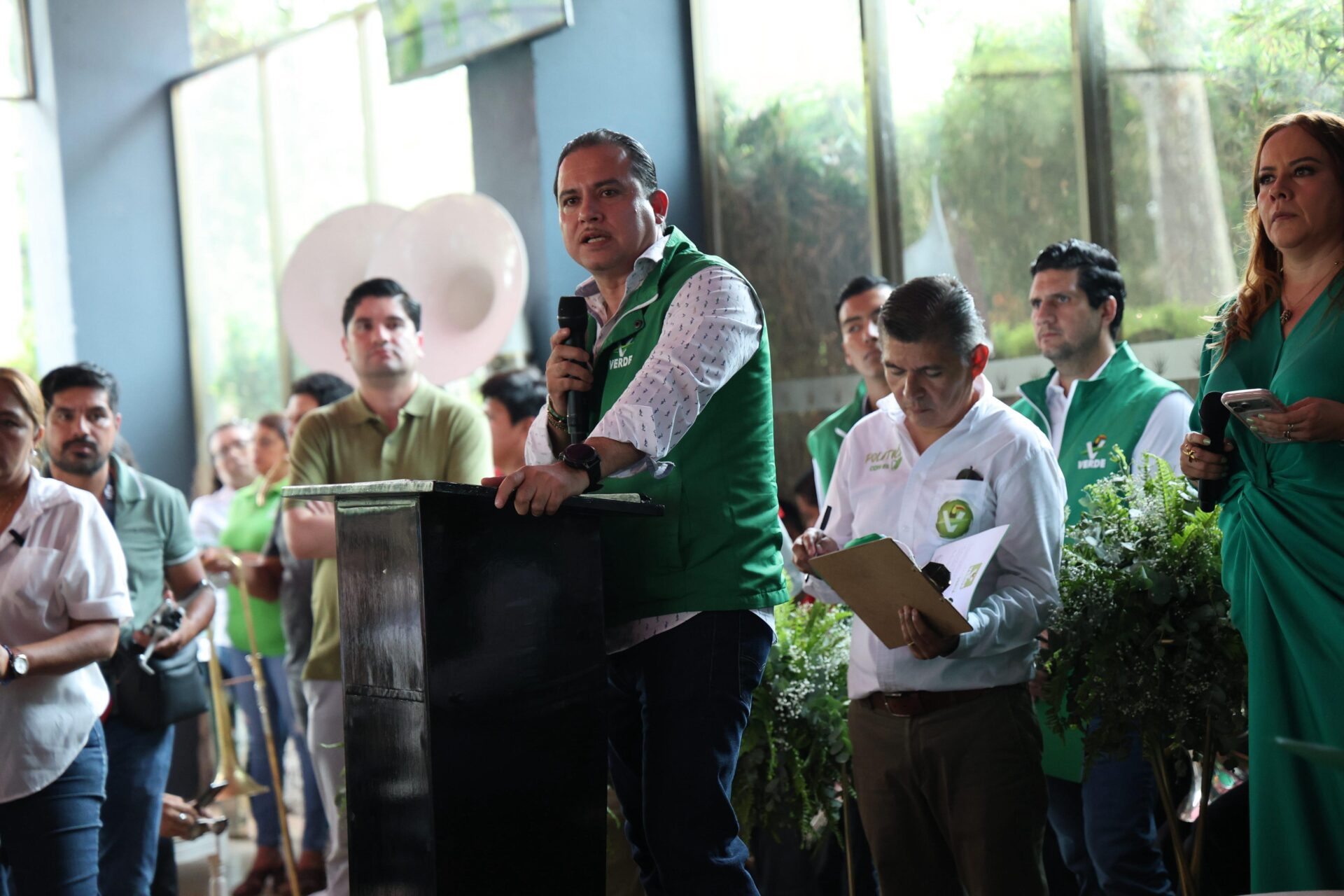 Edgar Herrera y Roberto Rubio encabezan fortalecimiento del PVEM en Altas Montañas