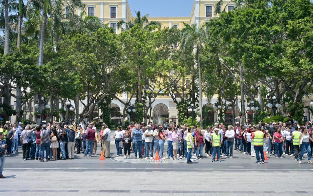 Veracruz participa en Primer Simulacro Nacional 2026