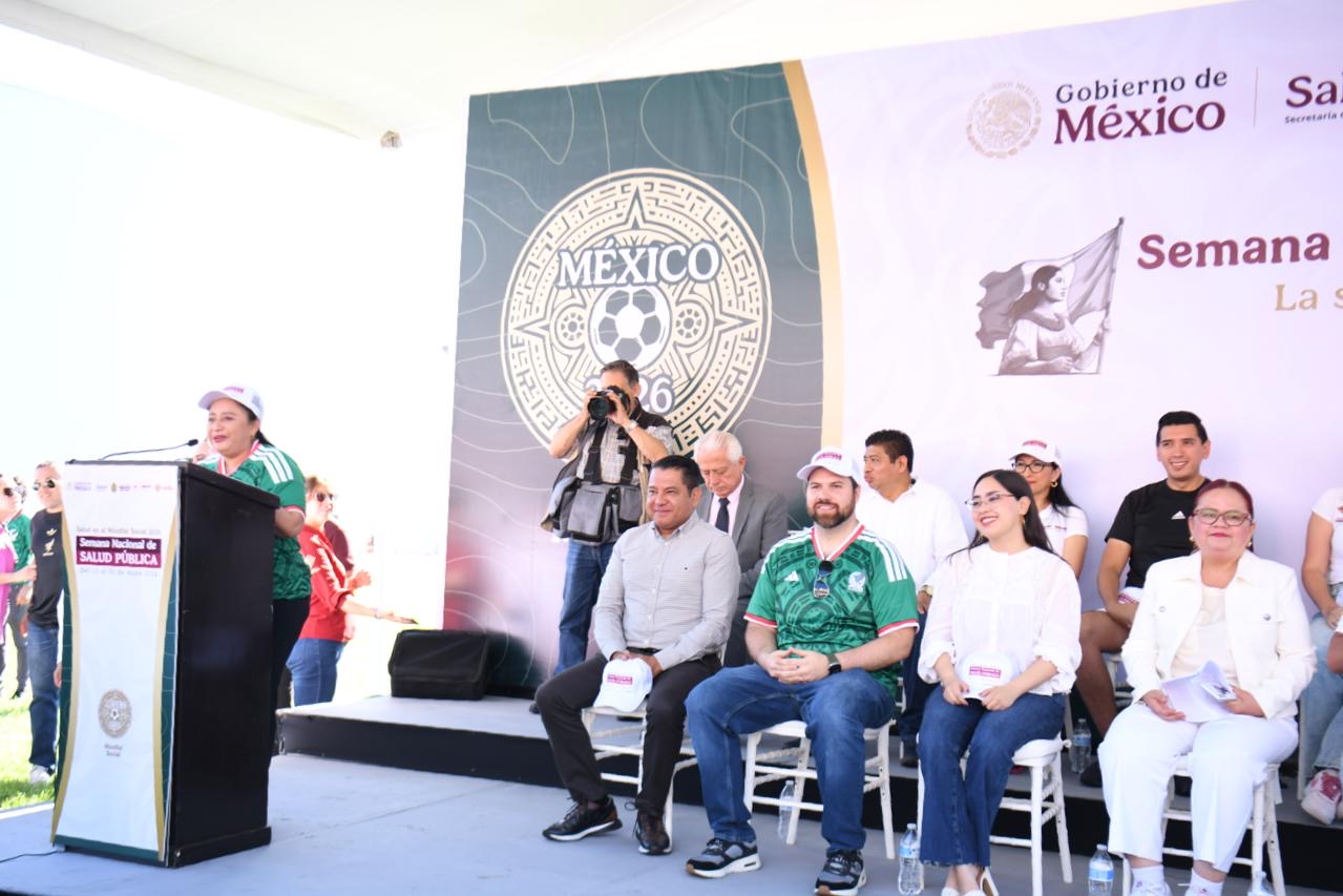Clausura de la Semana Nacional de Salud Pública 2026 en el Estadio Quirasco de Xalapa