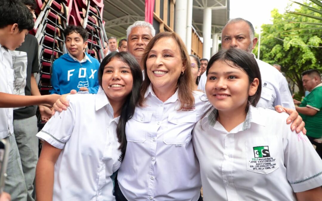 Ninguna escuela quedará fuera del programa de mobiliario: Rocío Nahle García