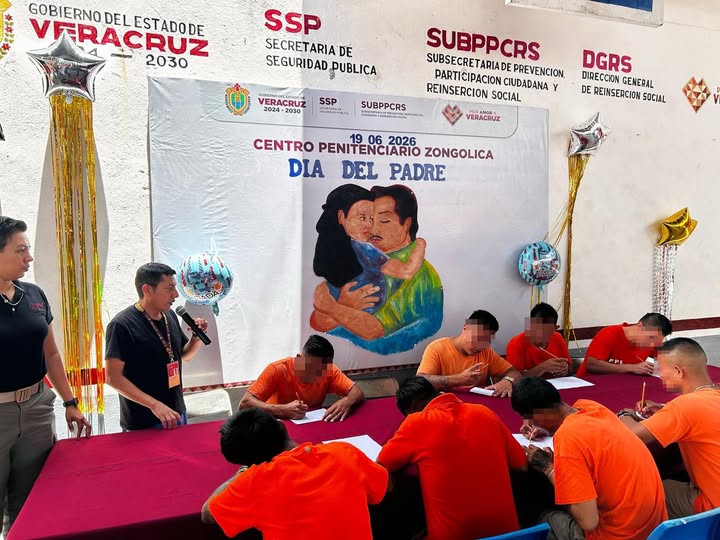 Actividades por Día del Padre en centros penitenciarios de Veracruz