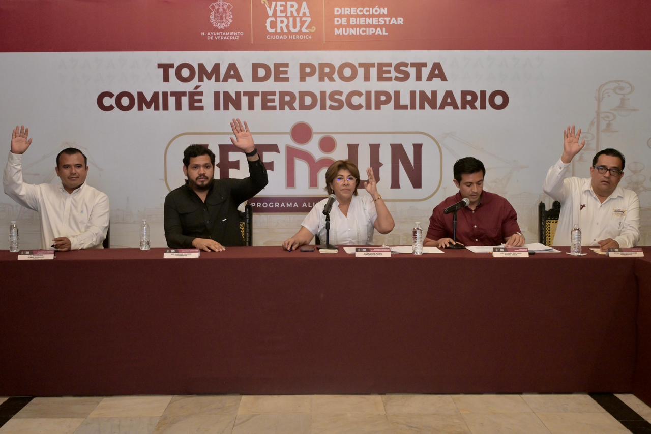Instalan comité para supervisar programa alimentario JEFMUN en Veracruz