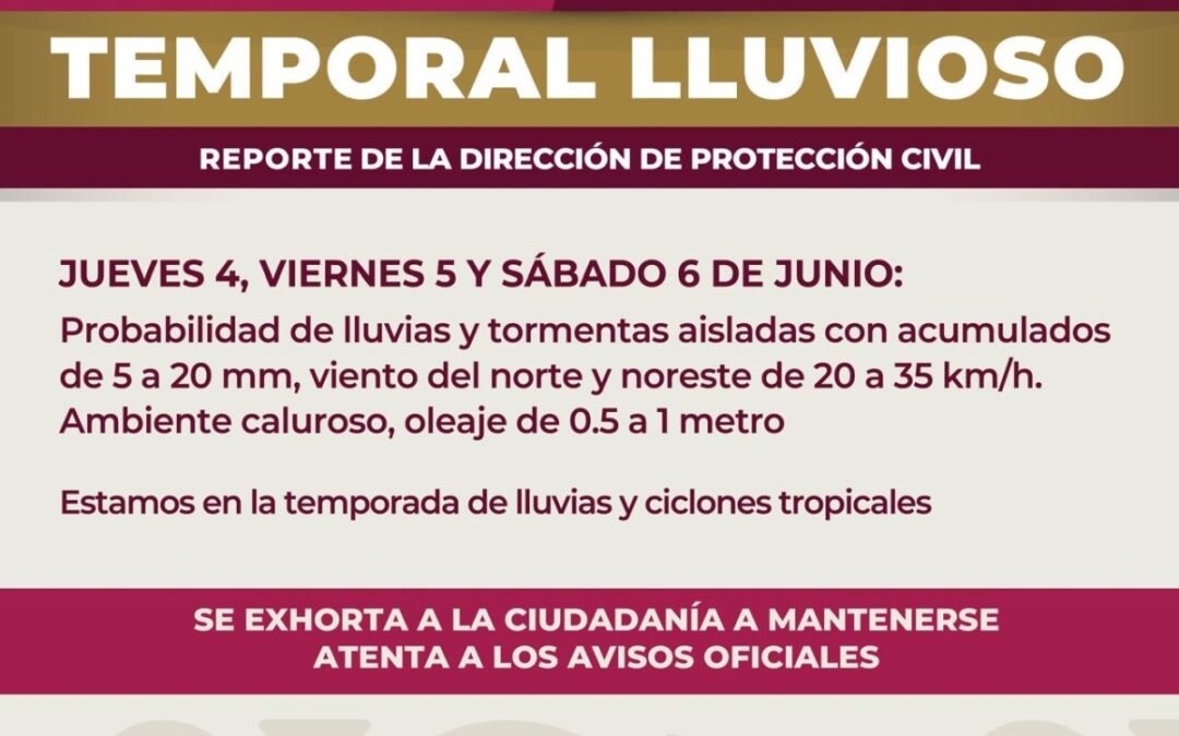 Veracruz mantiene vigilancia permanente ante lluvias y tormentas