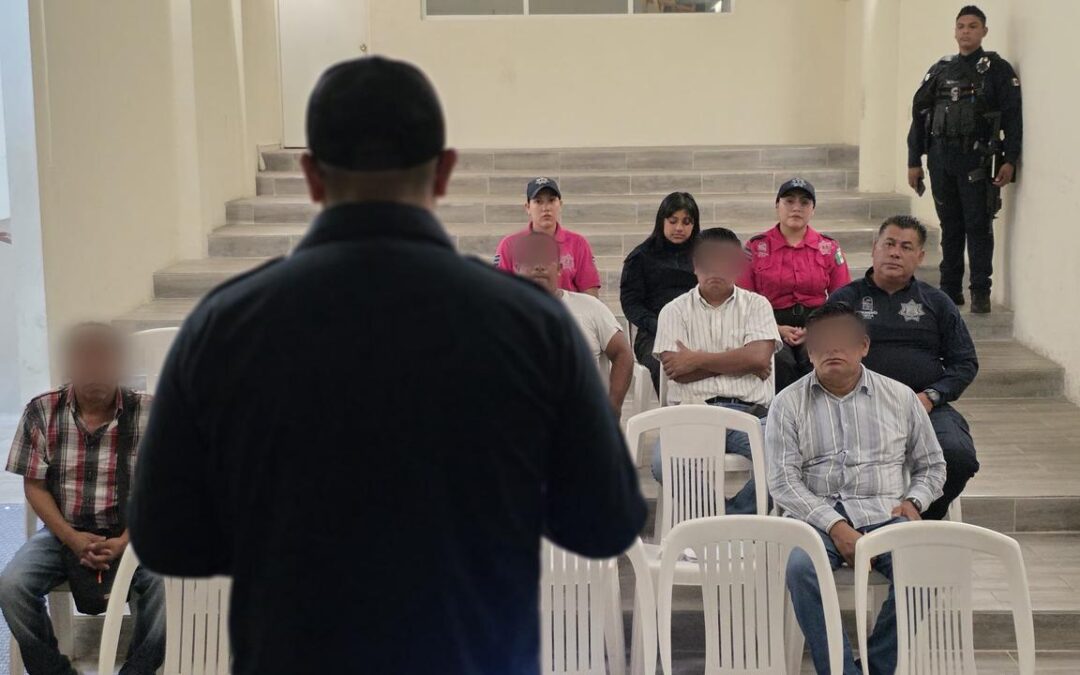 SSP capacita sobre Redes de Atención Vecinal en San Andrés Tuxtla