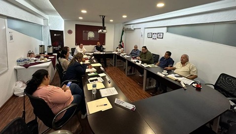 Reunión plenaria de la CEAPP donde se informó sobre los apoyos a periodistas en Veracruz.