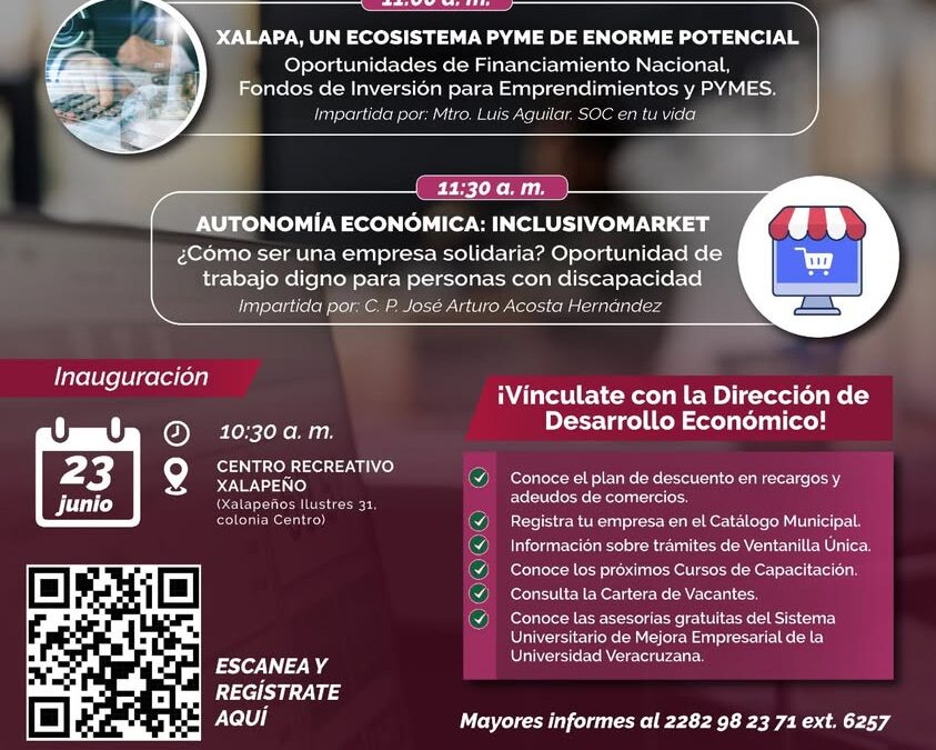 Xalapa organiza conferencias para emprendedores y PyMEs