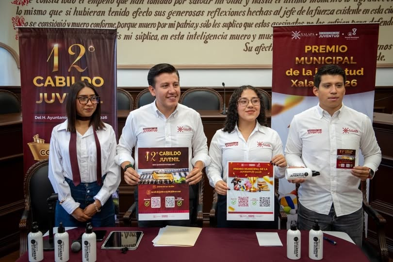 Director de Juventud Rafael Alarcón Barrientos anuncia convocatorias para jóvenes en Xalapa