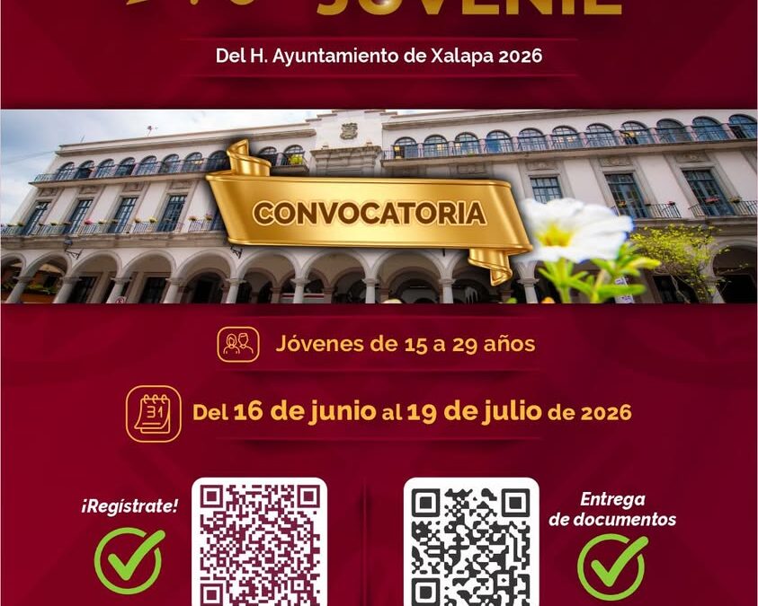 Convocan a juventudes xalapeñas al 12° Cabildo Juvenil de Xalapa