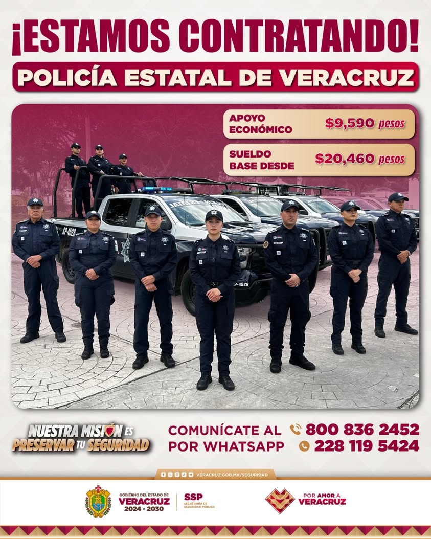 convocatoria-policia-estatal-veracruz-2025 Convocatoria para unirse a la Policía Estatal de Veracruz