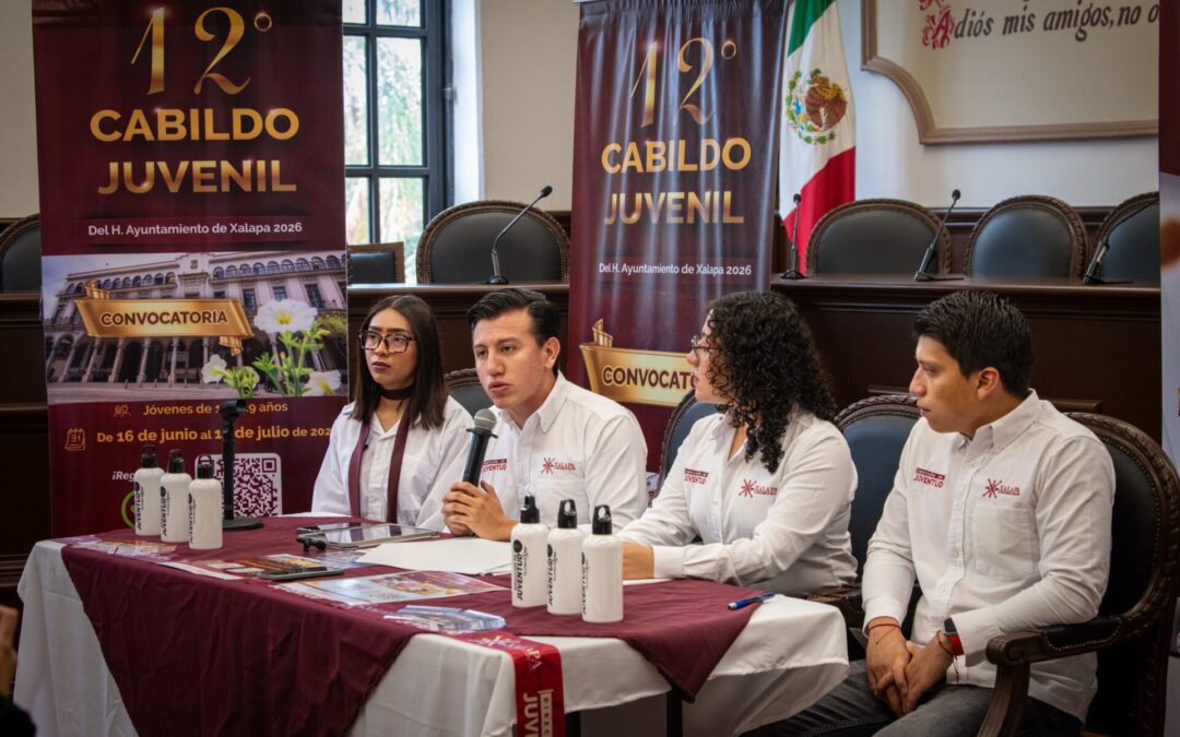 Lanzan convocatorias para Cabildo Juvenil y Premio Municipal 2026 en Xalapa