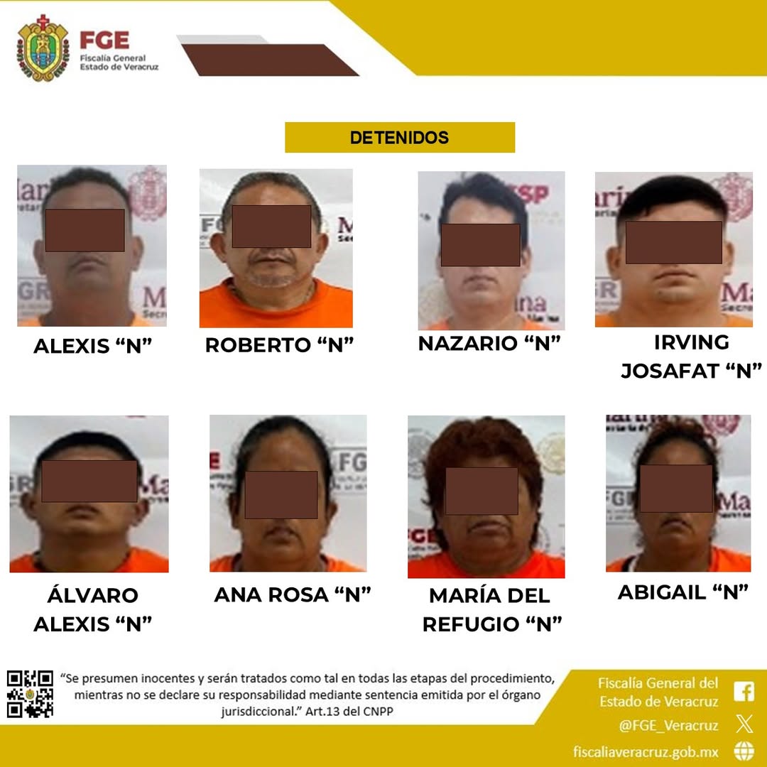Agentes de la Policía Ministerial de Veracruz ejecutan órdenes de aprehensión en Boca del Río