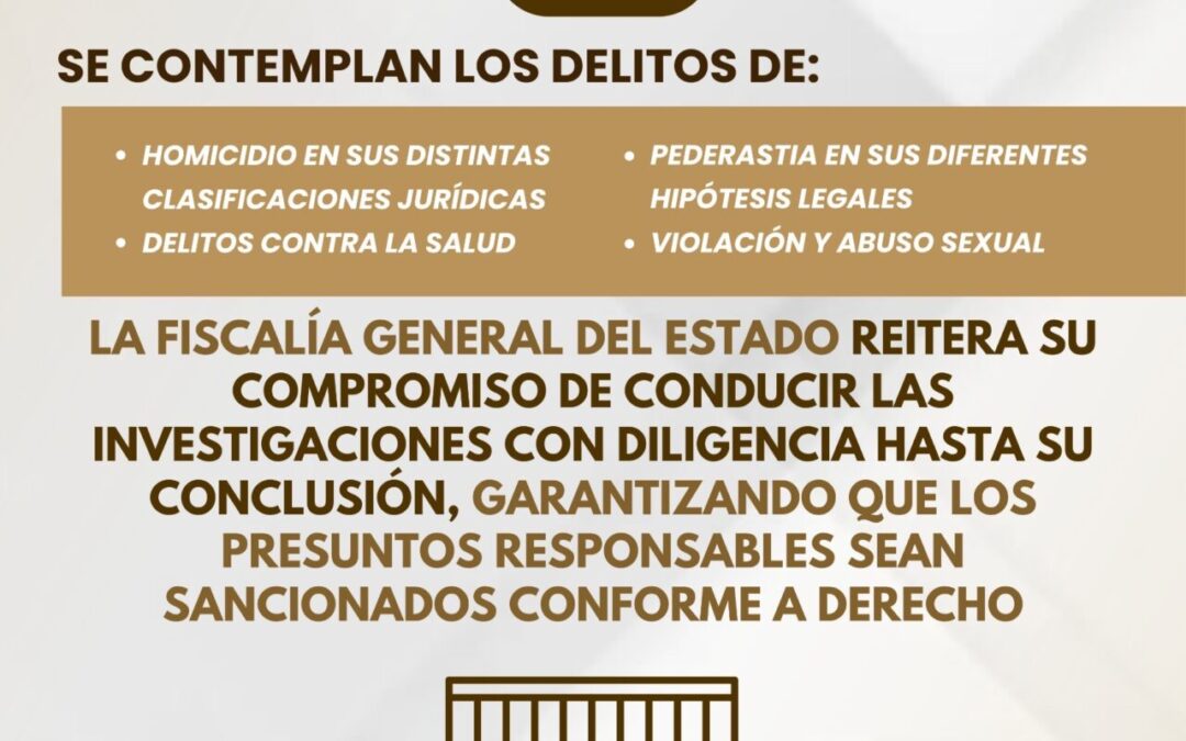 Fiscalía de Veracruz ejecuta 99 mandamientos judiciales en una semana