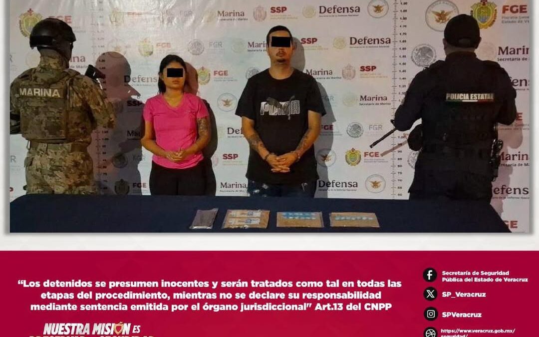 Detenidas 6 personas por delitos contra la salud en Veracruz