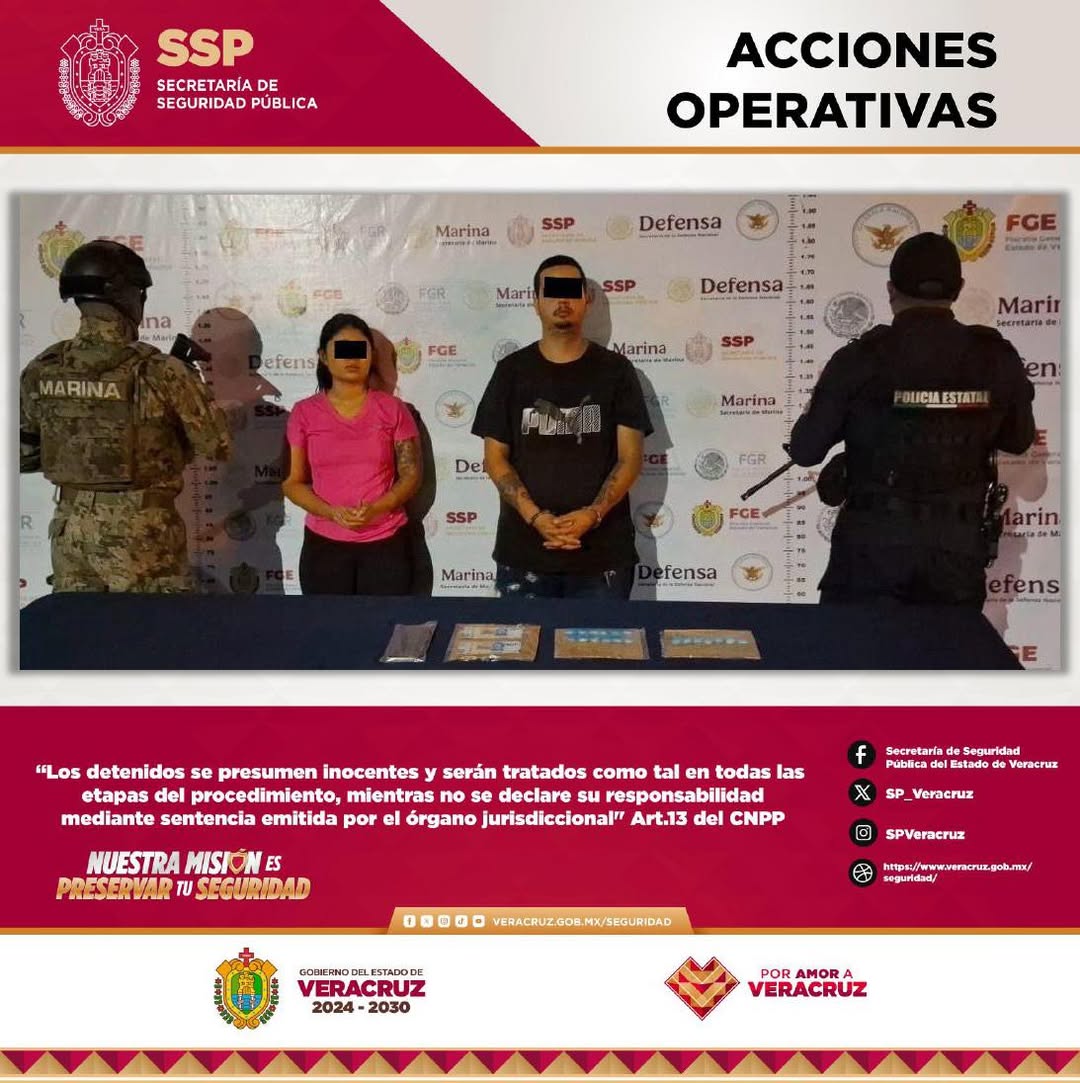 detenidas-6-personas-por-delitos-contra-la-salud-en-veracruz Detenidos y droga asegurada por SSP Veracruz en operativo contra delitos a la salud