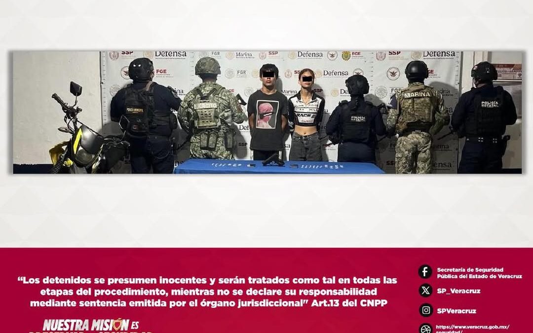 Detienen a 13 personas y aseguran drogas, armas y vehículos en Veracruz