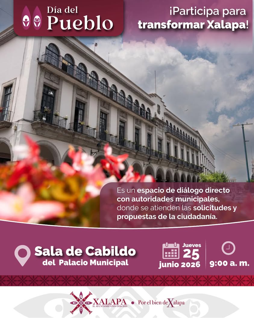 dia-del-pueblo-xalapa-2026 Cartel del Día del Pueblo en Xalapa el 25 de junio de 2026