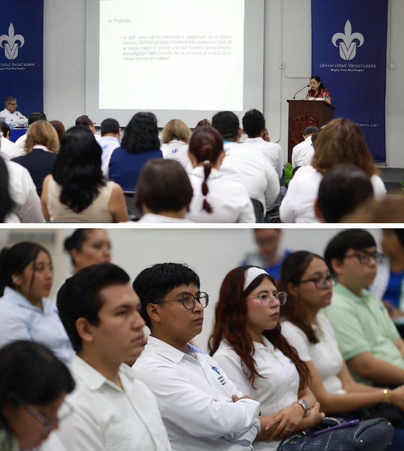 Autoridades universitarias y estudiantes en diálogo sobre bienestar estudiantil en Poza Rica