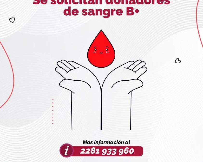 Ayuntamiento de Xalapa llama a donar sangre