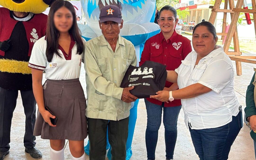 IVEA entrega 100 módulos educativos y certificados en Cazones