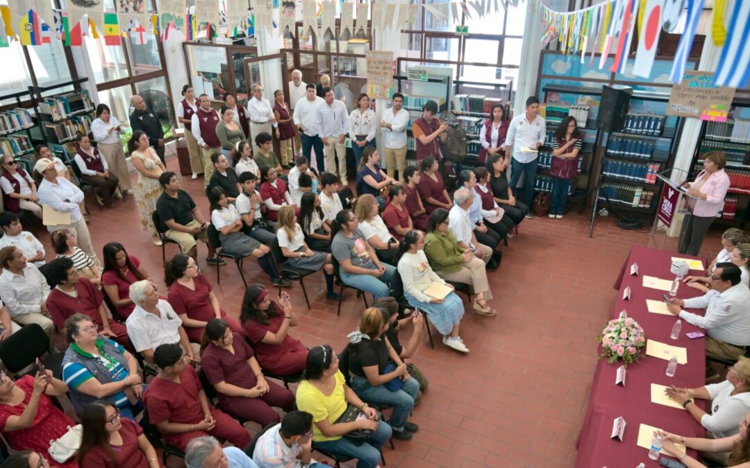 Entregan reconocimientos a participantes de curso braille en Veracruz