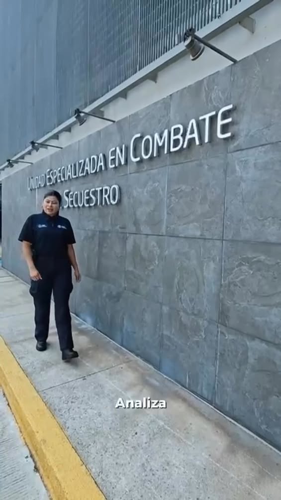 Personas denunciando extorsión en Veracruz
