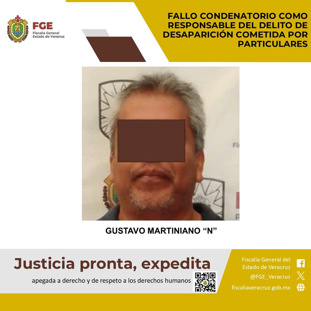 Fallo condenatorio por desaparición de personas en Veracruz