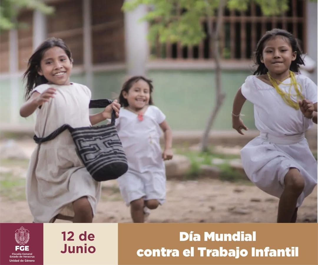 Concienciación sobre el trabajo infantil promovida por la OIT y difundida por la Fiscalía de Veracruz