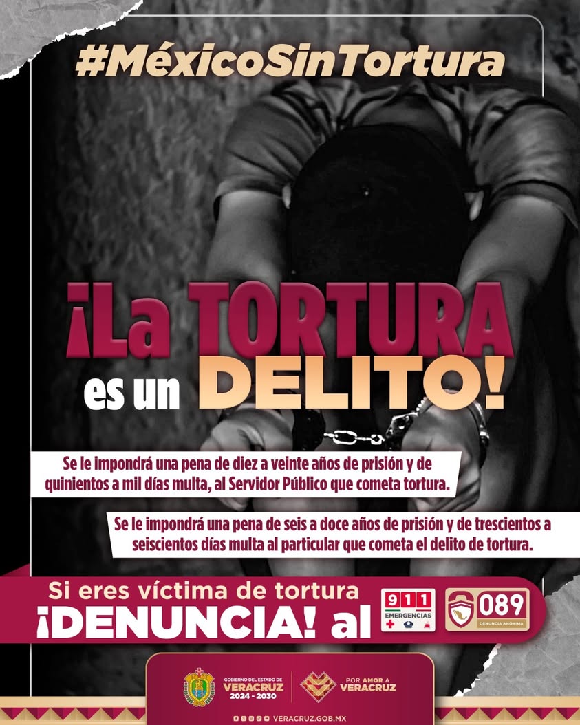 fiscalia-llama-denunciar-tortura-veracruz Fiscalía General del Estado de Veracruz llama a denunciar tortura