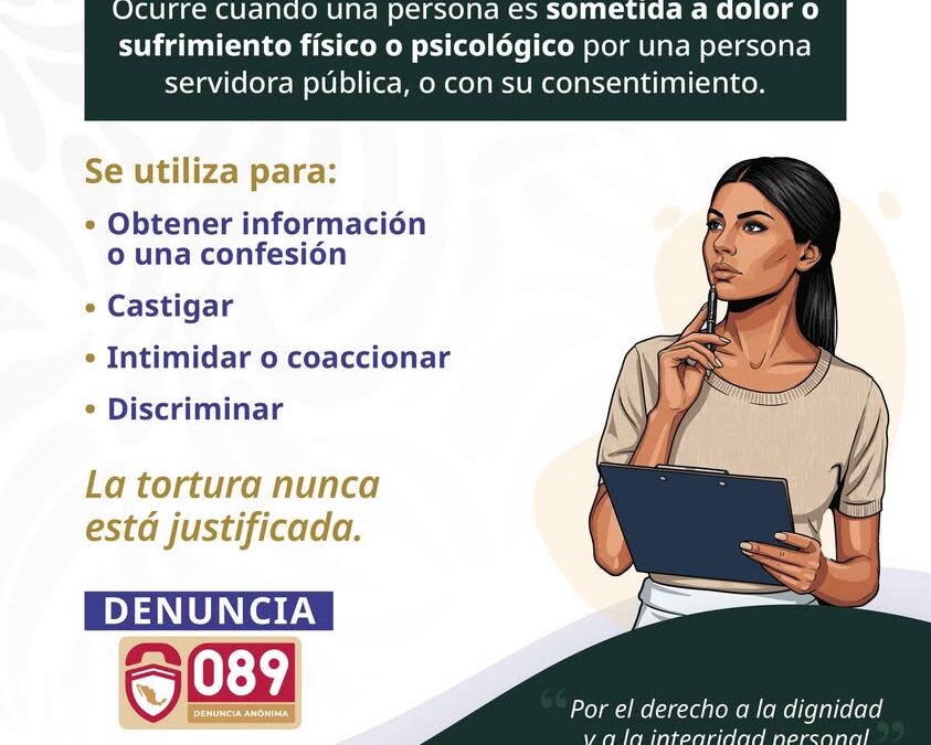 Fiscalía de Veracruz pide denunciar la tortura