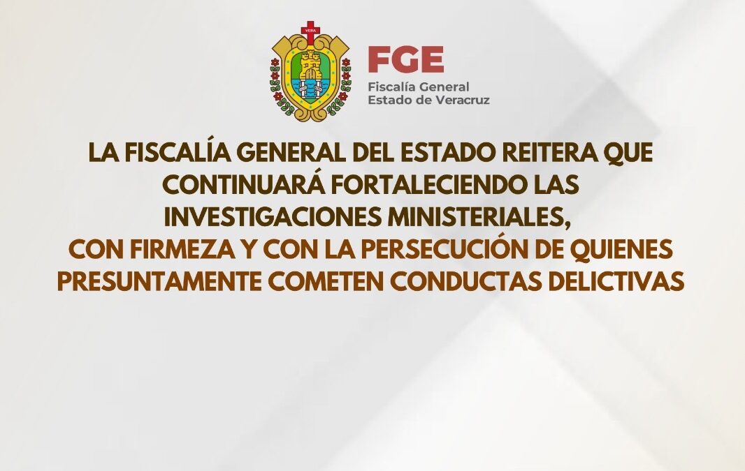 Fiscalía de Veracruz logra 191 vinculaciones a proceso