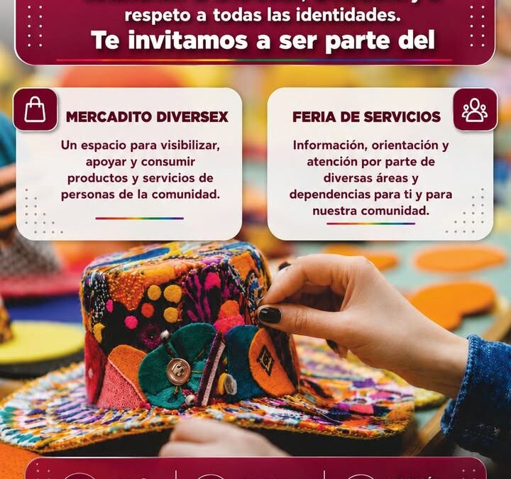 Fiscalía de Veracruz invita al Mercadito Diversex por Día del Orgullo