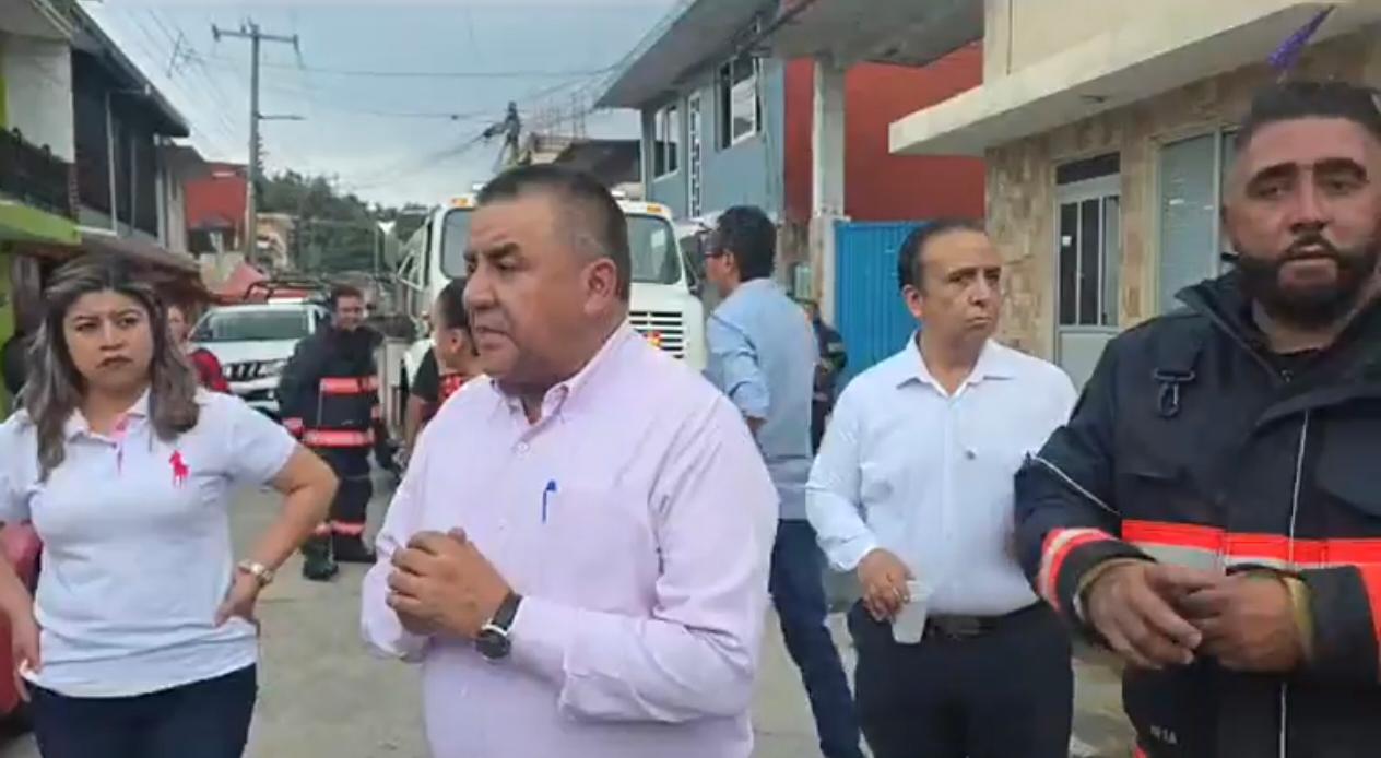 Explosión de gas en Banderilla deja dos heridos graves y familias evacuadas