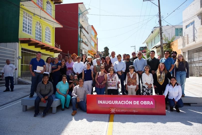 Alcaldesa Daniela Griego en inauguración de obras en Prolongación Ravel y Andador Colibrí