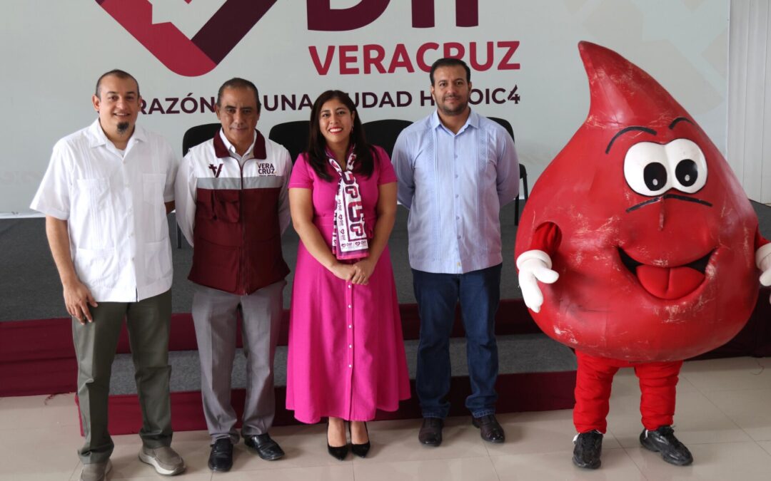 DIF Municipal de Veracruz impulsa donación sanguínea con jornada Gotas con Compromiso