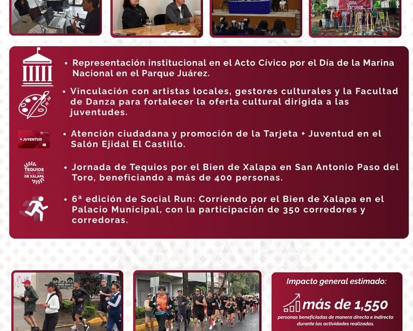 Ayuntamiento de Xalapa impulsa actividades para juventudes