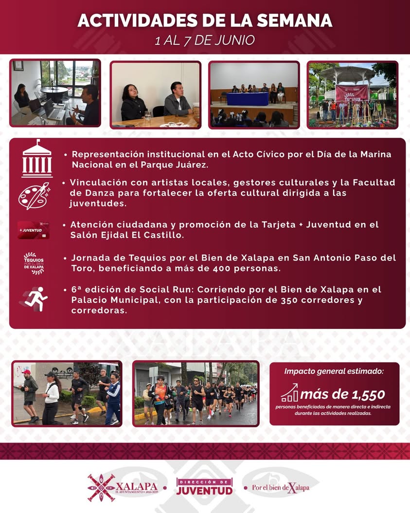 Actividades para juventudes en Xalapa organizadas por el Ayuntamiento