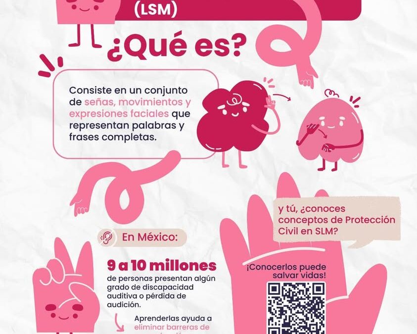 Lengua de Señas Mexicana para prevenir desastres