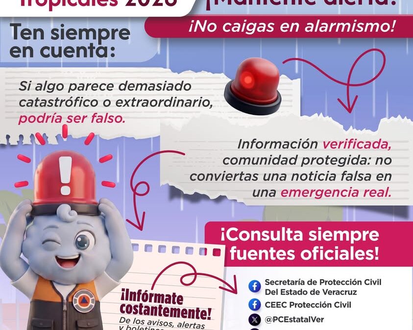 Continúan las lluvias; Protección Civil pide evitar rumores